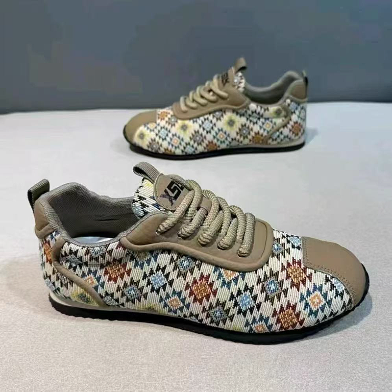 Multi Color Pattern Sneaker