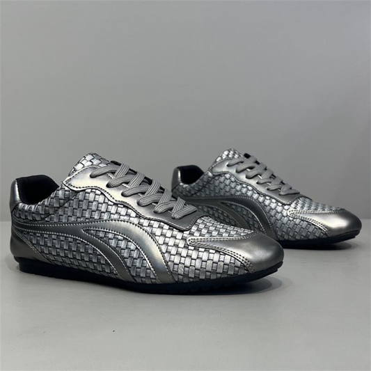Woven Texture Slip On Sneaker