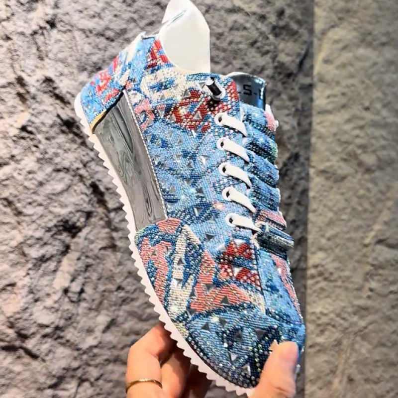 Men's Colorful Patterned Casual Sneaker Shoe
