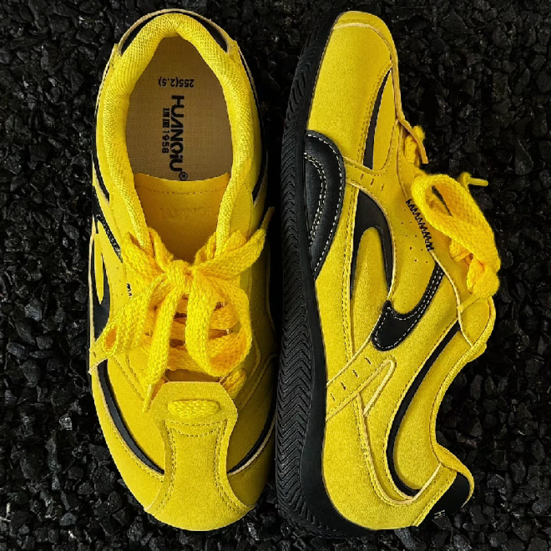 Men's Retro Racing Style Casual Sneakers