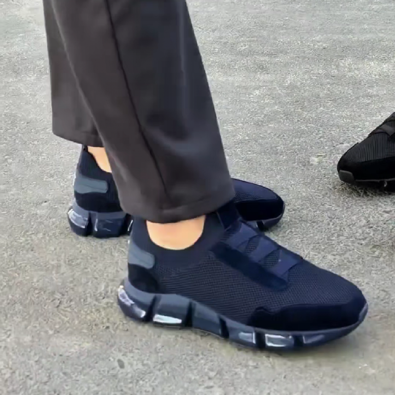 Men's Knit Upper Casual Walking Sneakers