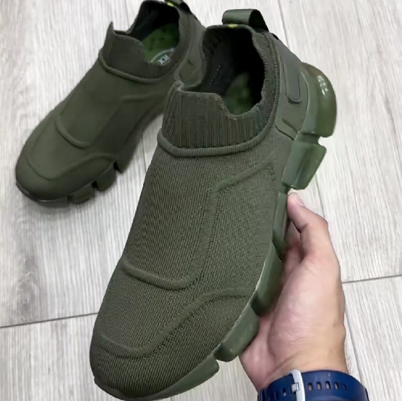 Men's Knit Slip On Casual Sneakers