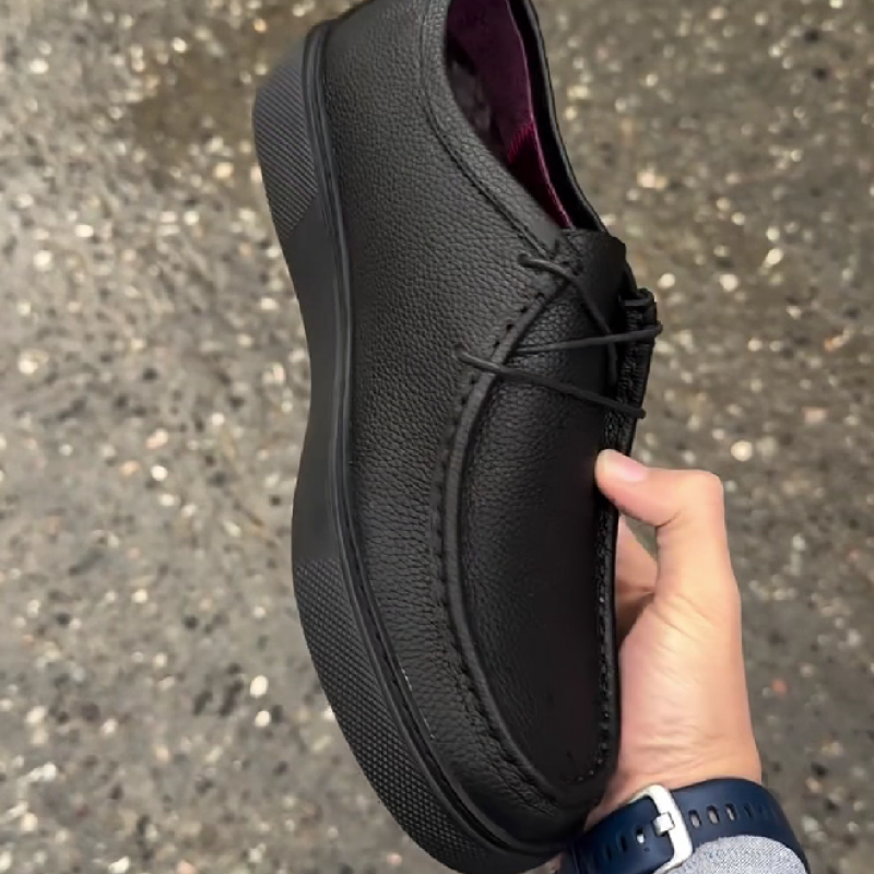 Men's Leather Lace Up Casual Shoes