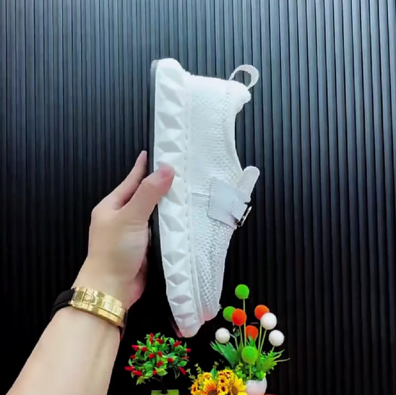 Men's Knit Slip On Casual Sneakers