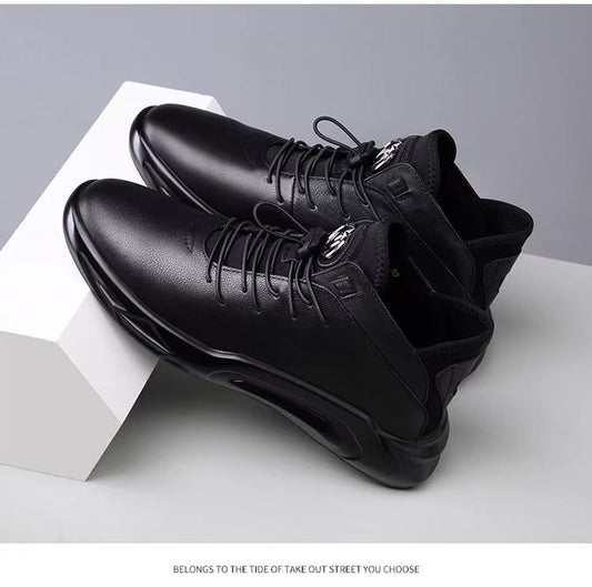 Cushioned Lace-Up Boots