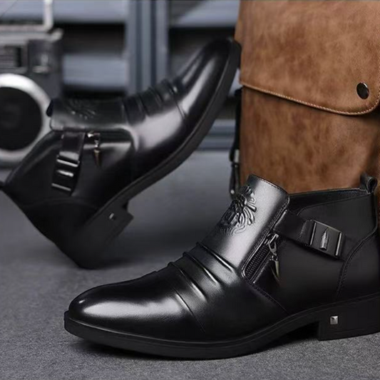 Zipper Ankle Boots