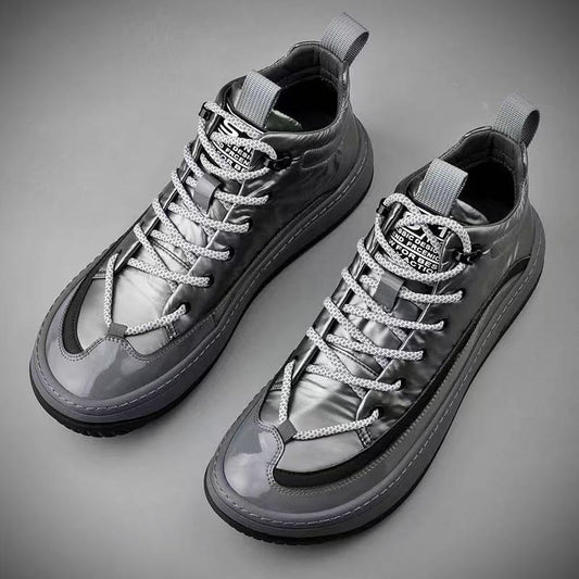 Metallic High Top Sneakers