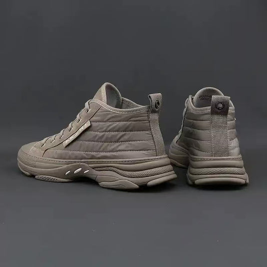 Quilted High Top Sneakers