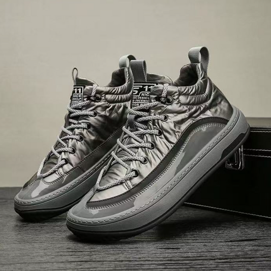 Metallic High Top Sneakers