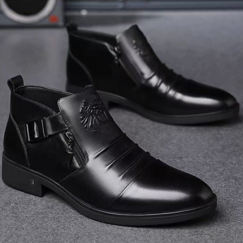 Zipper Ankle Boots