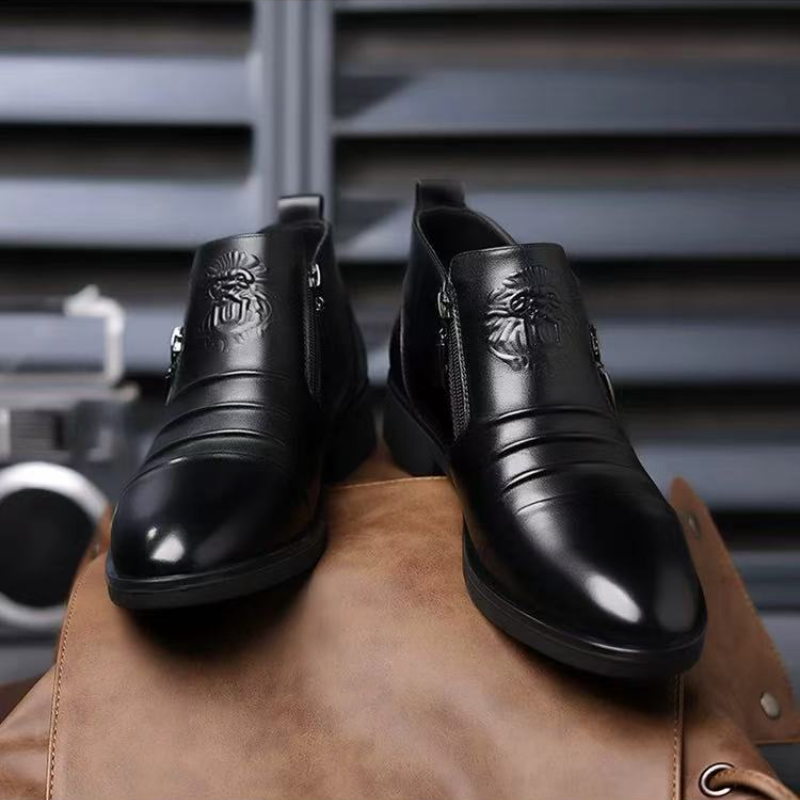 Zipper Ankle Boots