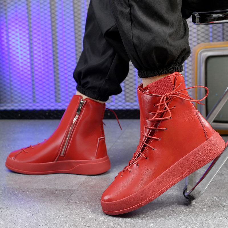 High Top Zipper Boot