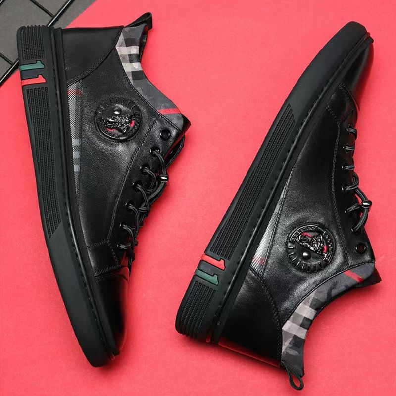Leather Logo Detail Sneaker