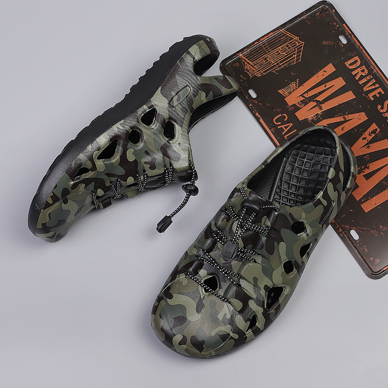 Men's Camo Clog Sandals