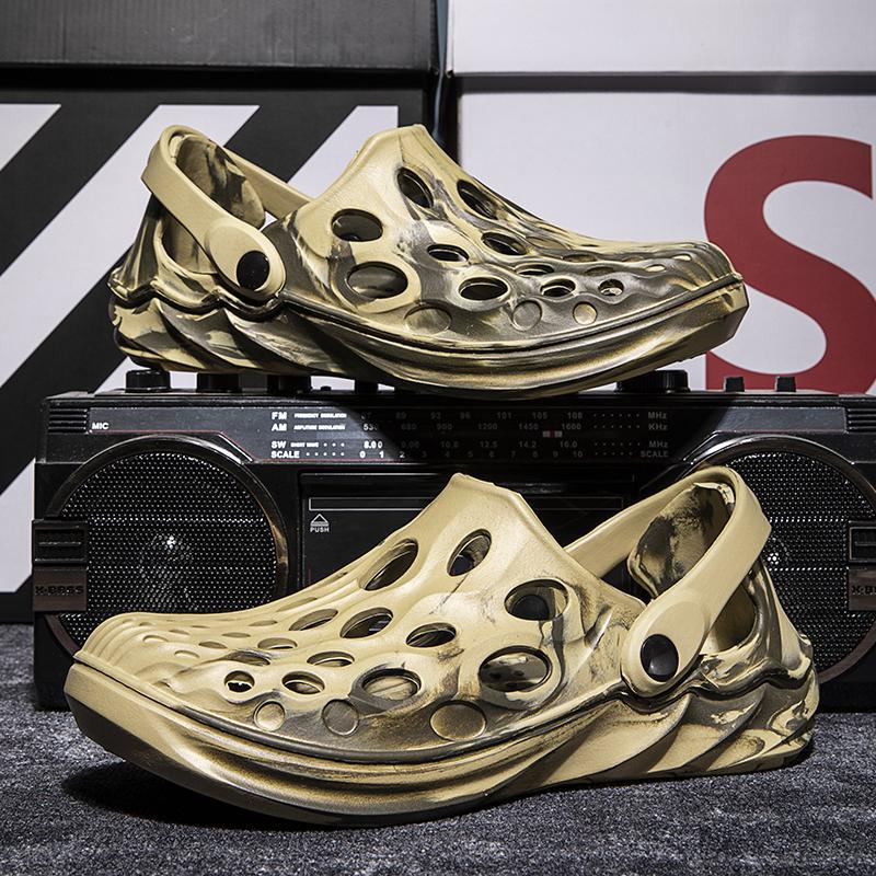 Men's Metallic Clog Shoes