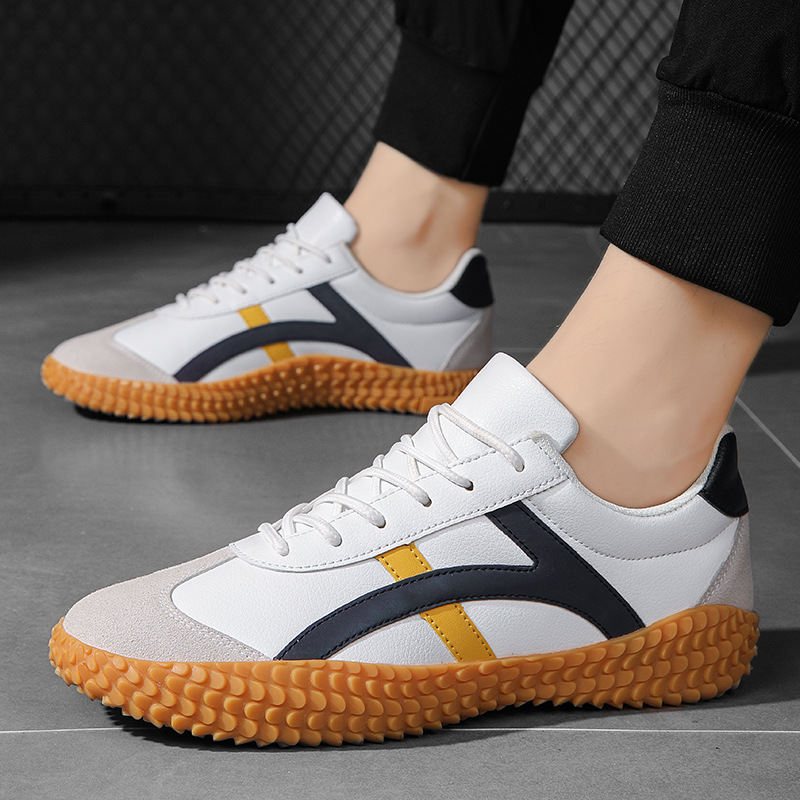 Men's Breathable Leather Summer Sneakers Casual Wear