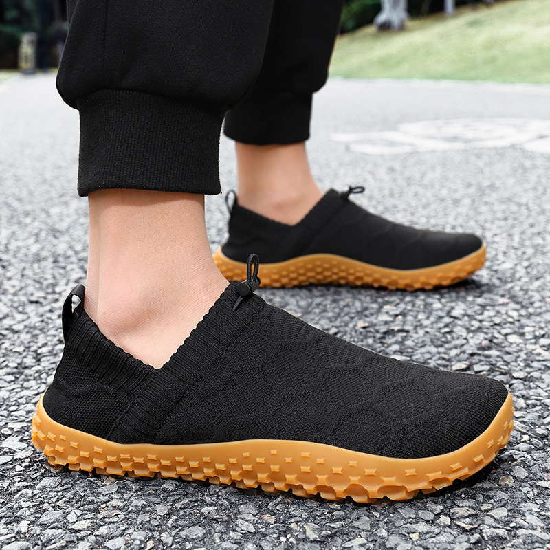 Men's White Knit Casual Shoe