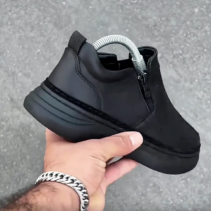 Zipper Slip-On Casual Shoes