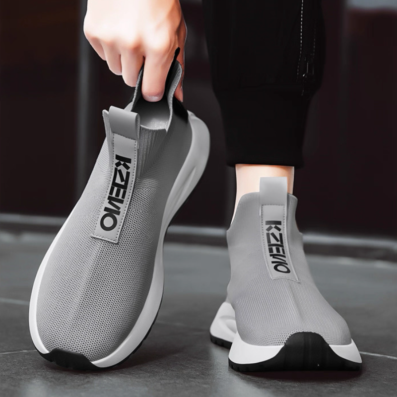 Men's Knit Slip-On Sneakers with Comfortable Sole