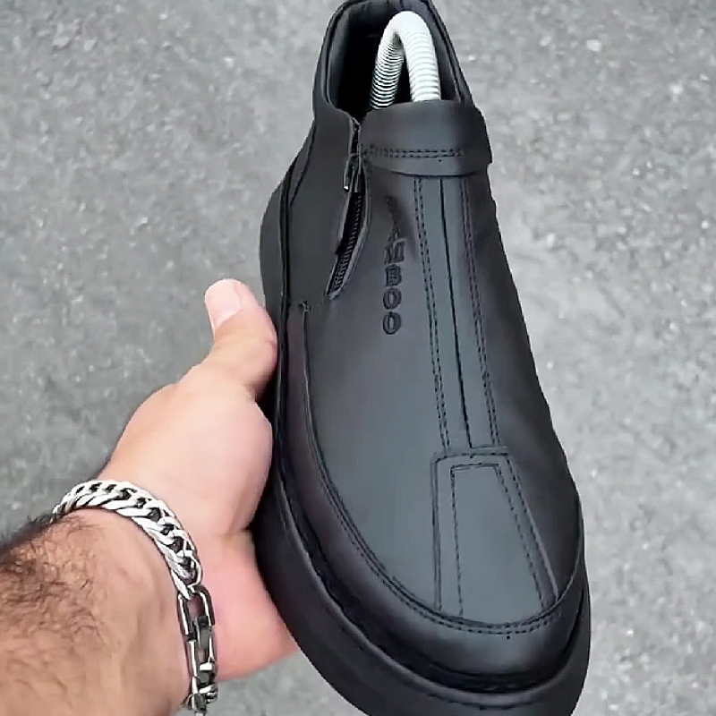 Zipper Slip-On Casual Shoes