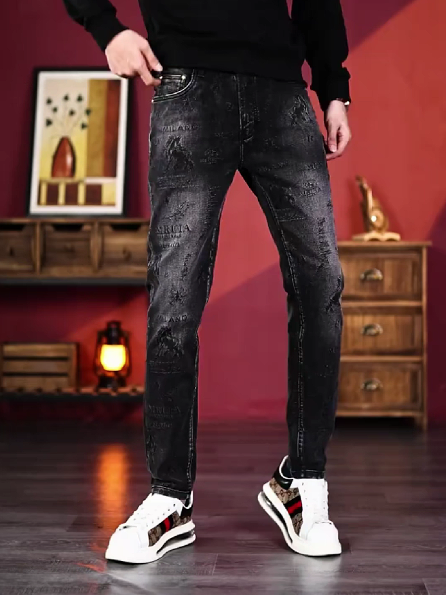 Vintage Wash Slim Jeans