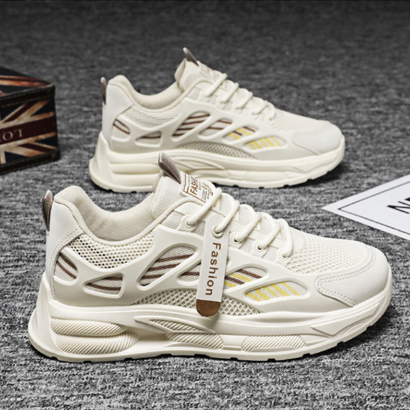 Mesh Running Sneakers with Chunky Sole Design