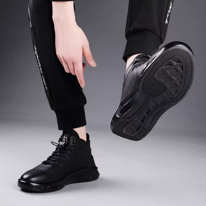 Cushioned Lace-Up Boots