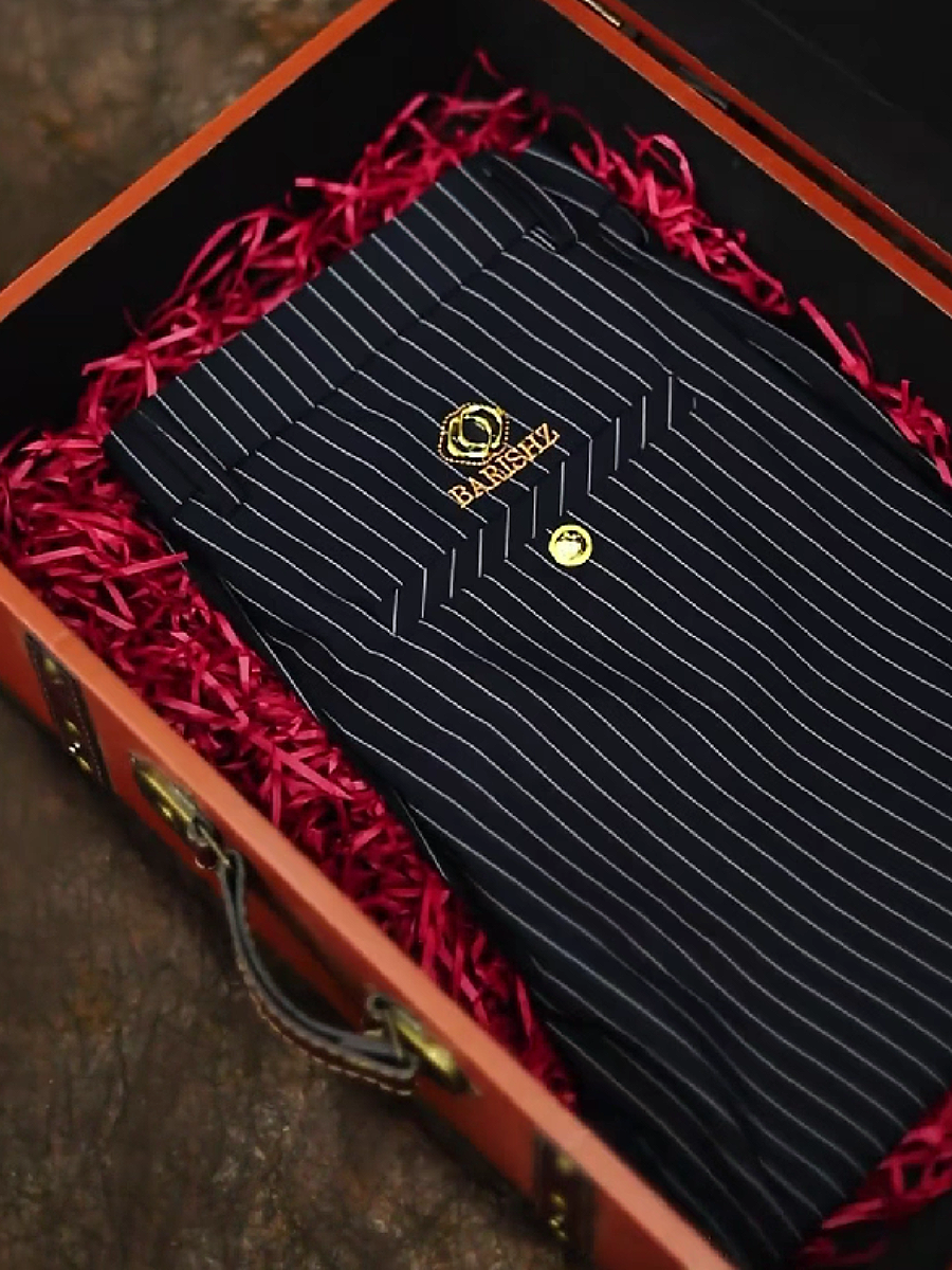 Striped Slim Fit Trousers