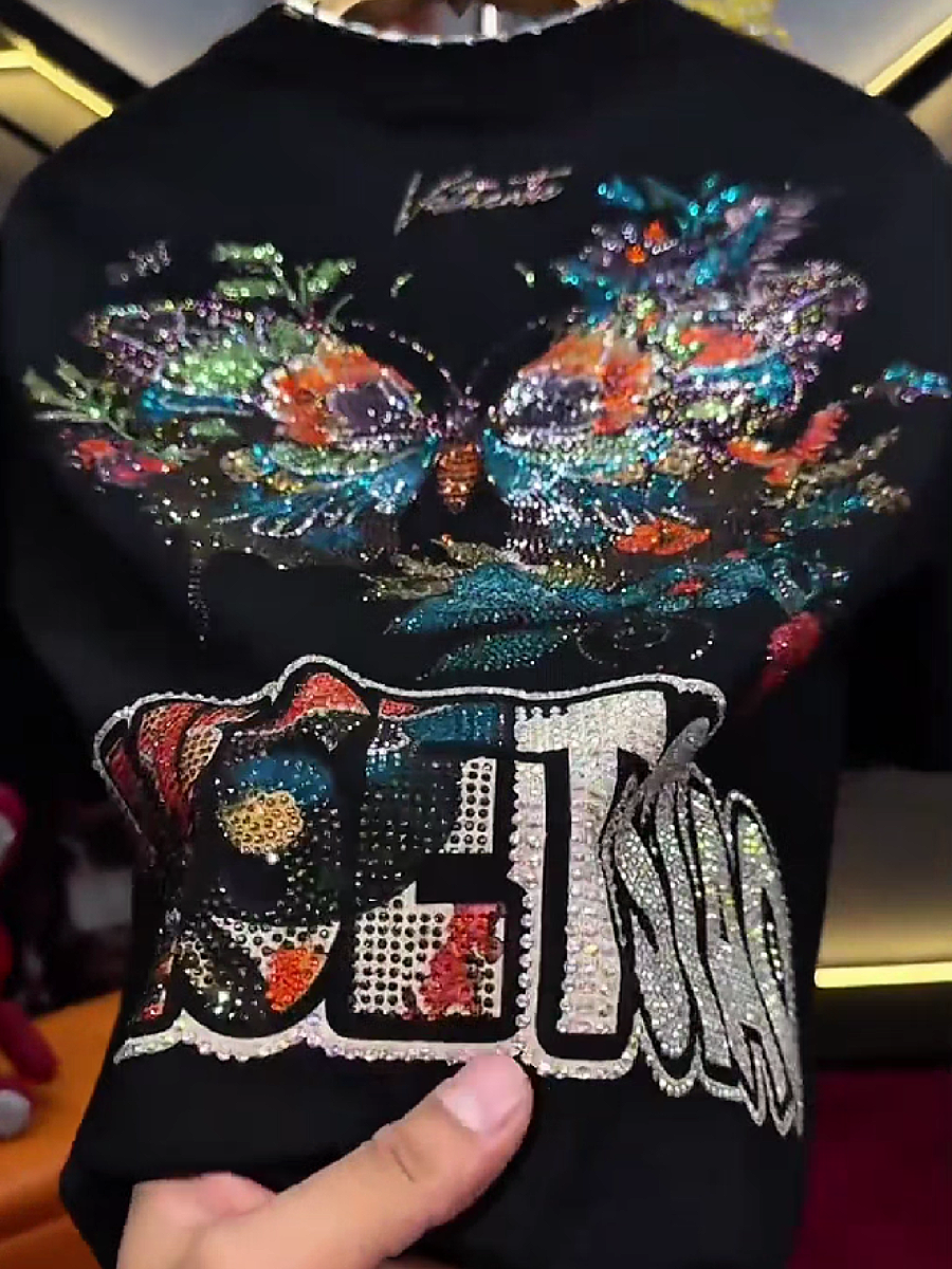 Butterfly Rhinestone Tee