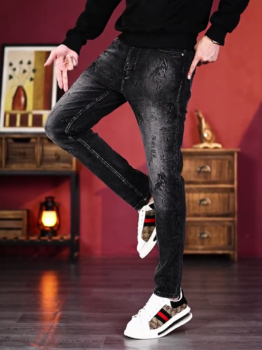 Vintage Wash Slim Jeans