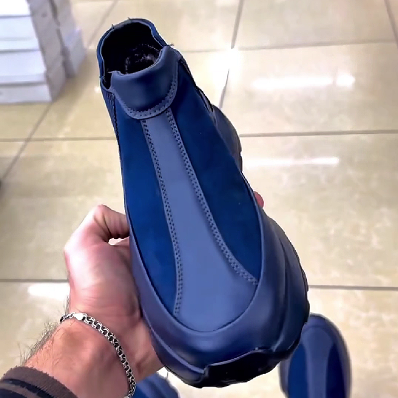 Navy Blue Chelsea Sneaker