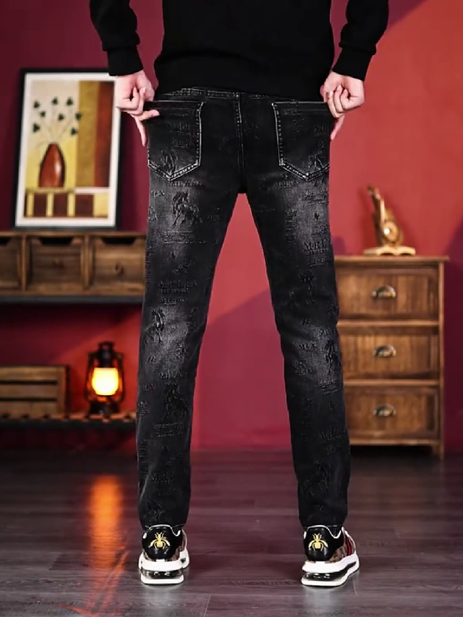Vintage Wash Slim Jeans