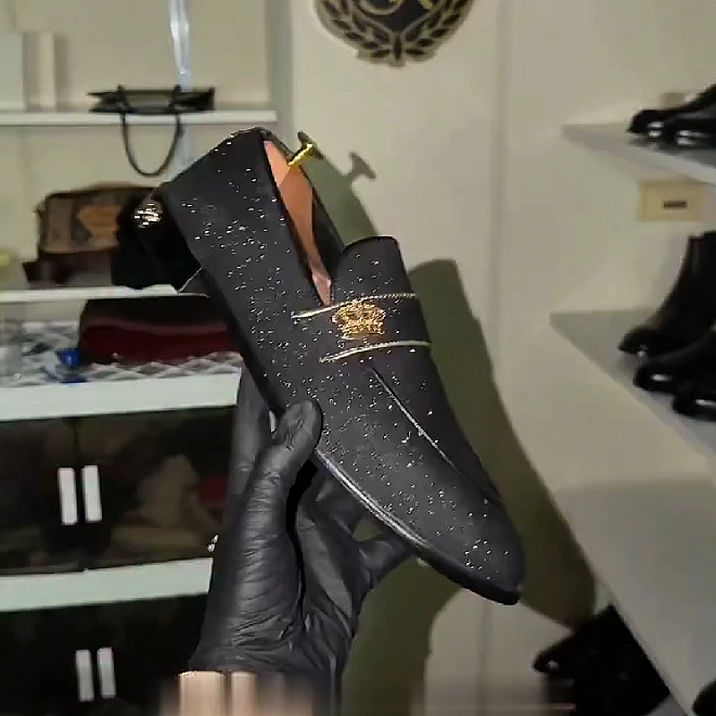 Sparkle Crown Loafers