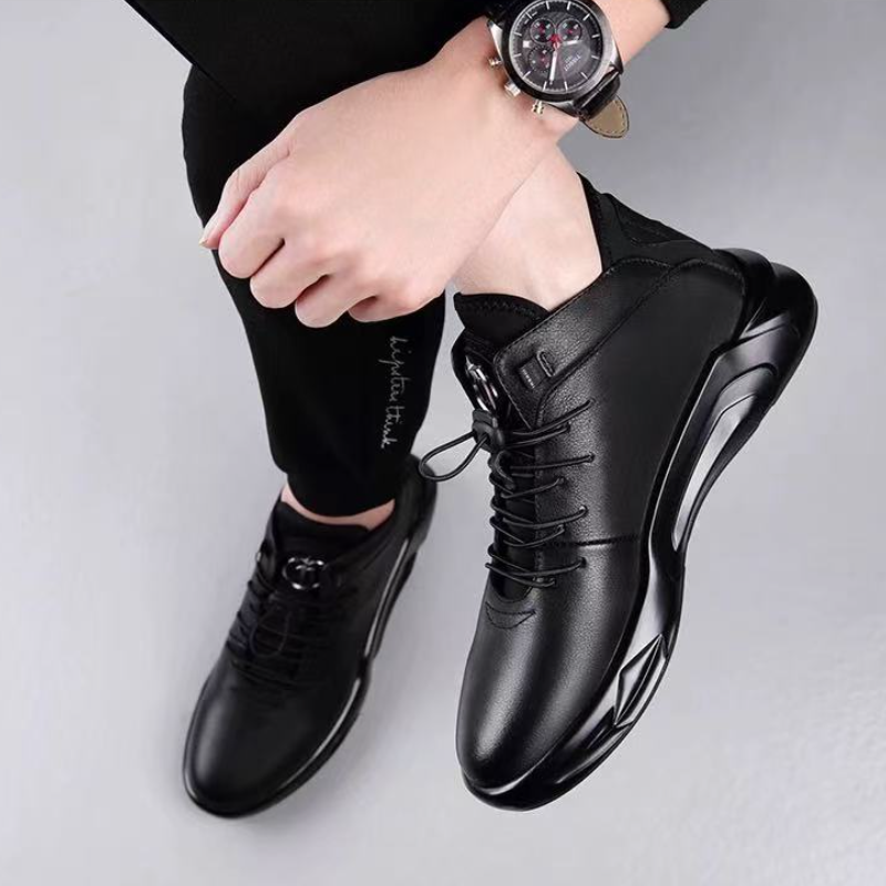 Cushioned Lace-Up Boots
