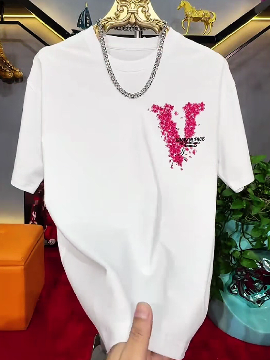 Men's Rhinestone V Graphic T-Shirt
