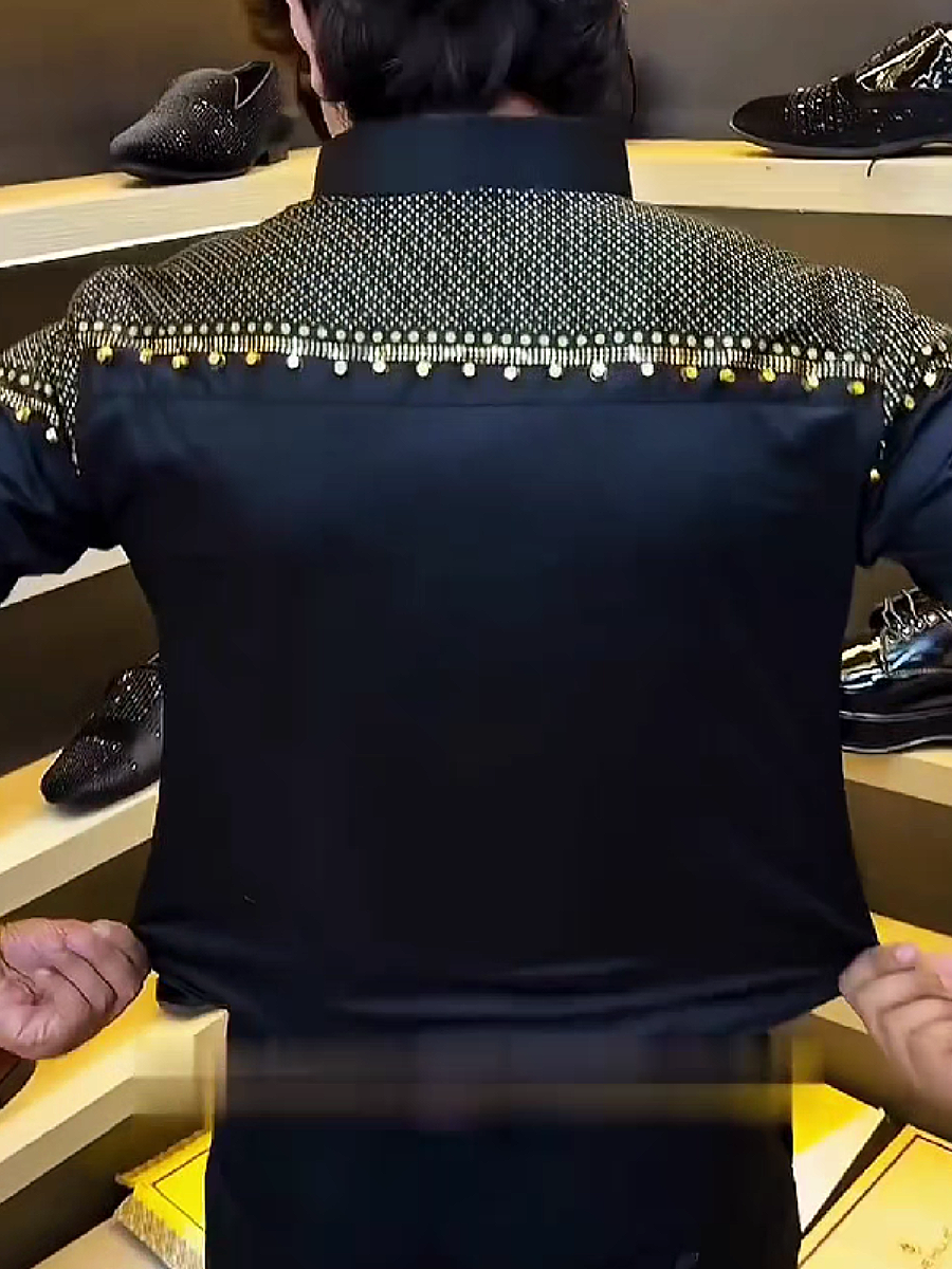 Studded Shoulder Shirt