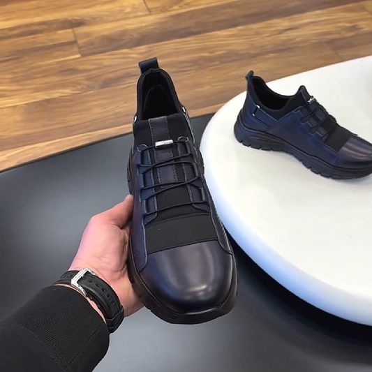 Navy Mesh Casual Sneaker