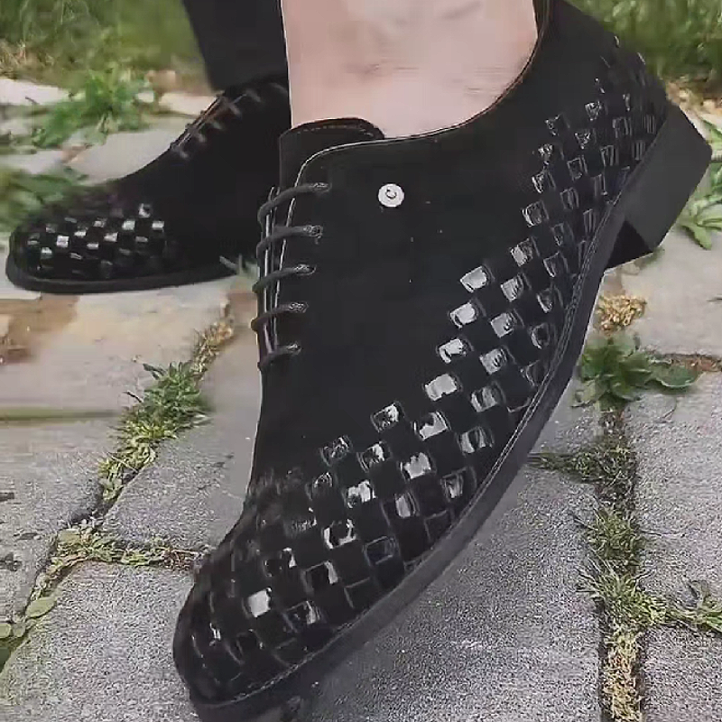 BlackSuede Lace Shoe