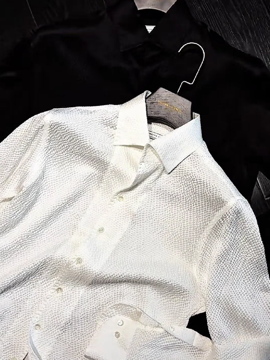 Textured Weave Dress Shirt
