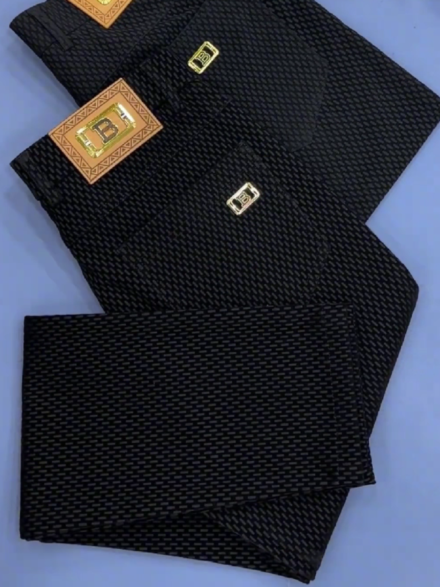 Monogram Pattern Slim Pants