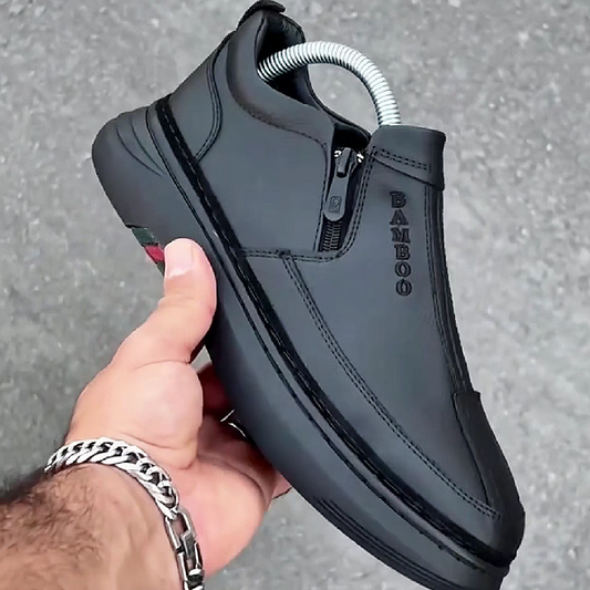 Zipper Slip-On Casual Shoes