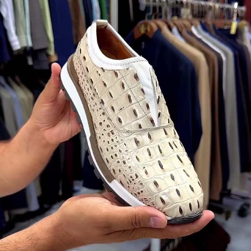Men's Breathable Slip-On Casual Walking Shoes