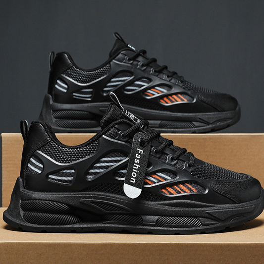 Mesh Running Sneakers with Chunky Sole Design