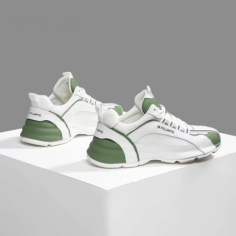 White Green Mesh Sneaker