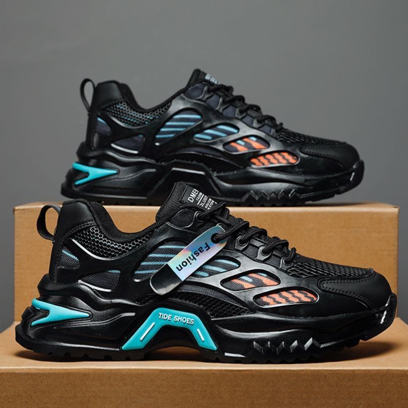 Mesh Running Shoes with Comfortable Lace-Up Design