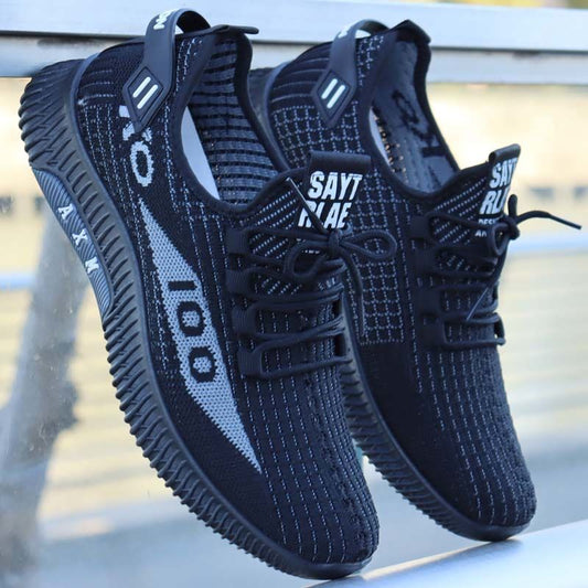 Mesh Running Shoes with Reflective Details