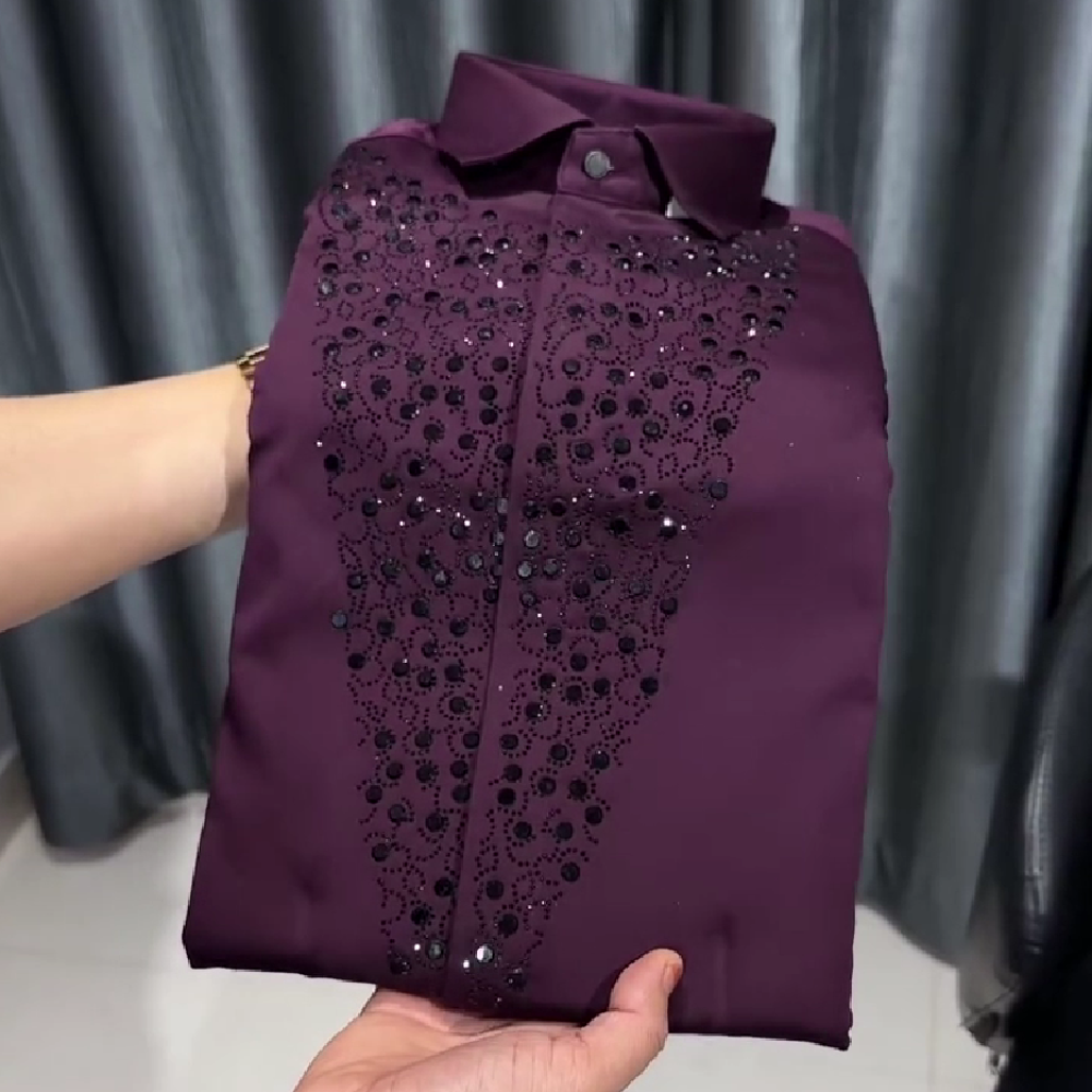 Shining Sequin Business Shirt