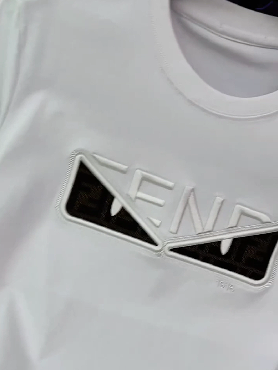Men's Monster Eyes Embroidered Graphic T-Shirt