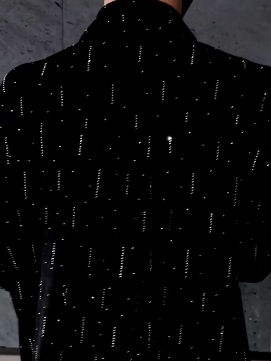 Simple Silver Shining Shirt