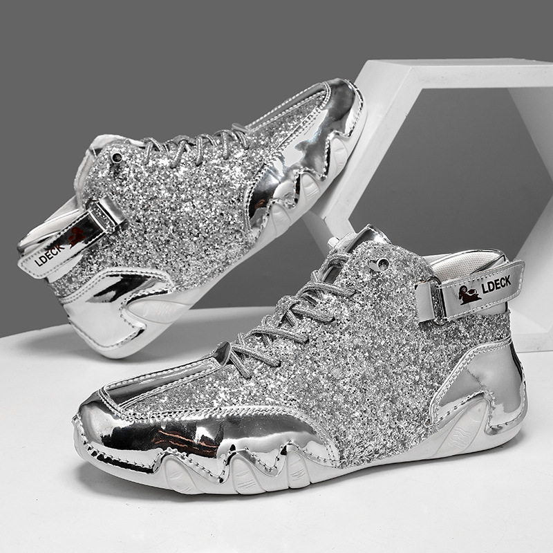Glitter High Top Sneaker